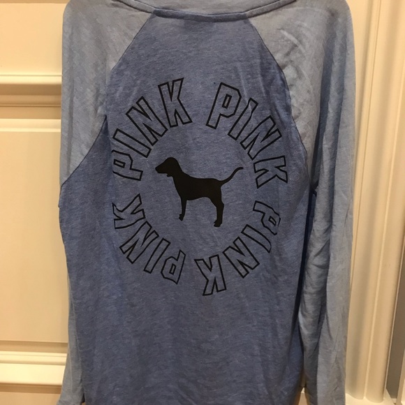 long sleeve blue top from pink - Picture 2 of 2
